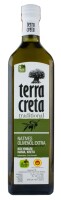 Terra Creta Traditional Natives Olivenöl Extra von Kreta Kolymvari g.U. 1L Flasche
