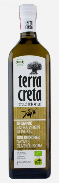 Terra Creta Traditional extra natives Olivenöl Bio 1L