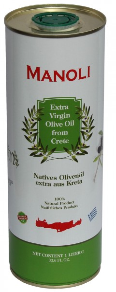 MANOLI Natives Olivenöl Extra 1L Dose