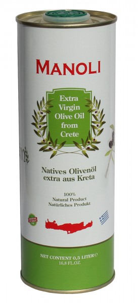 MANOLI natives Olivenöl Extra 500ml Dose