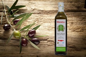 MANOLI Natives Olivenöl Extra 1L Flasche