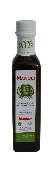 MANOLI Natives Olivenöl Extra 250ml Flasche