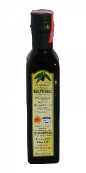 Mihelakis Kolymvari griechisches Olivenöl g.U. 250ml Flasche