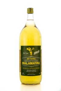 Malamatina Retsina geharzter Weißwein 11% 2000ml...