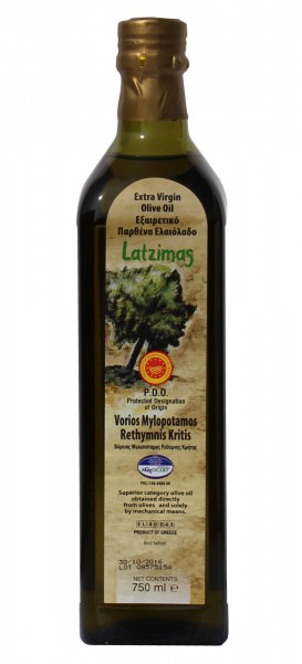 Latzimas Extra Natives Olivenöl 750ml Flasche