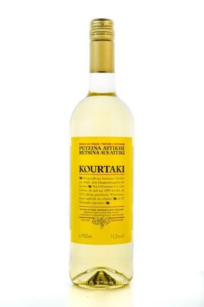 Kourtaki Retsina gehartzter Weißwein 12% 750ml