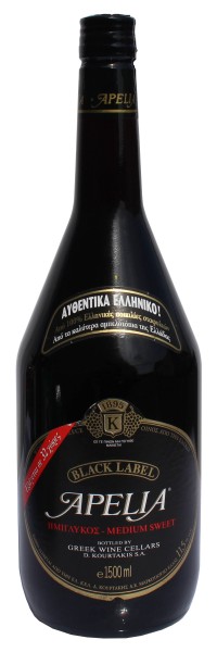Kourtakis Apelia Black Label Rot lieblich 1,5L Magnum Flasche