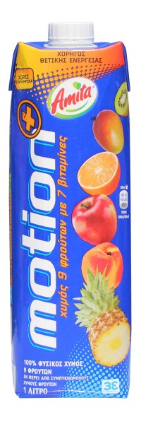 Amita Motion Mehrfruchtsaft 100% 1 Liter Packung
