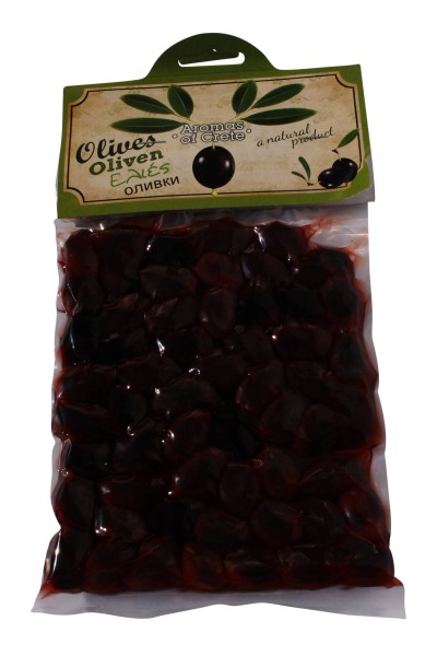 Aromas of Crete Oliven schwarz Kreta 220g Beutel