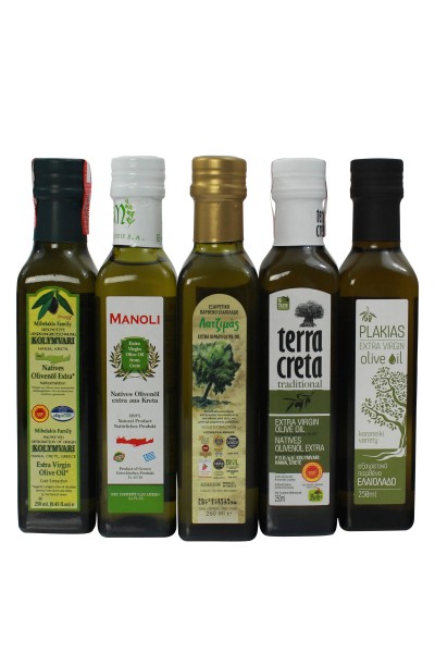 Probier Set aus 5 unserer beliebten Oliven&ouml;le