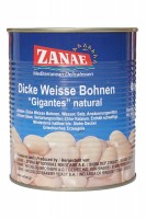 Dicke weiße Bohnen "Gigantes" natur (500g/Dose) Zanae
