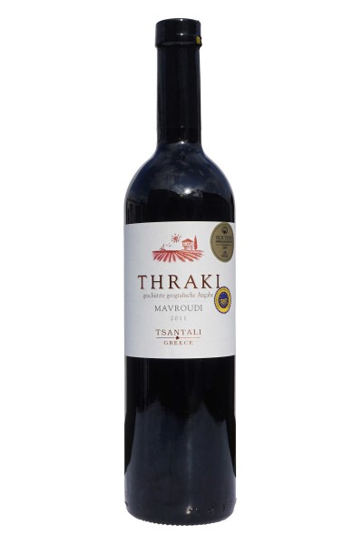 Tsantali Thraki Mavroudi Rotwein trocken 750ml Flasche