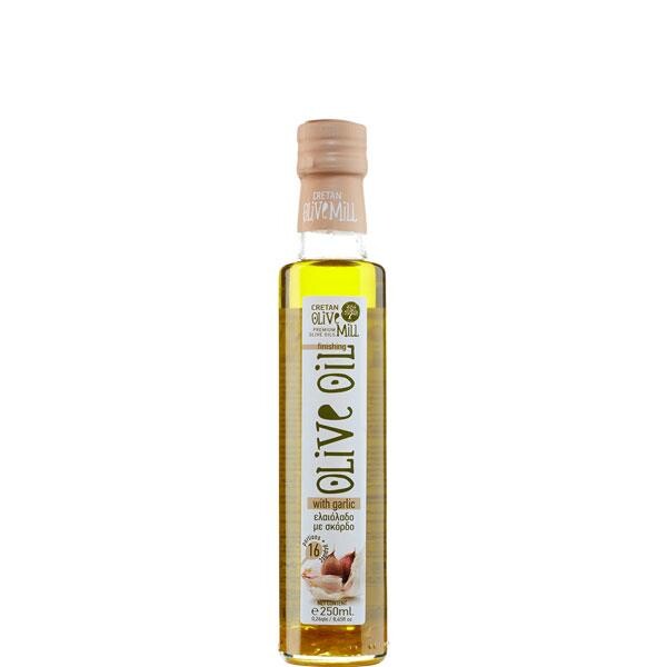 Olivenöl mit Knoblauch extra nativ 250ml Cretan Olive Mill