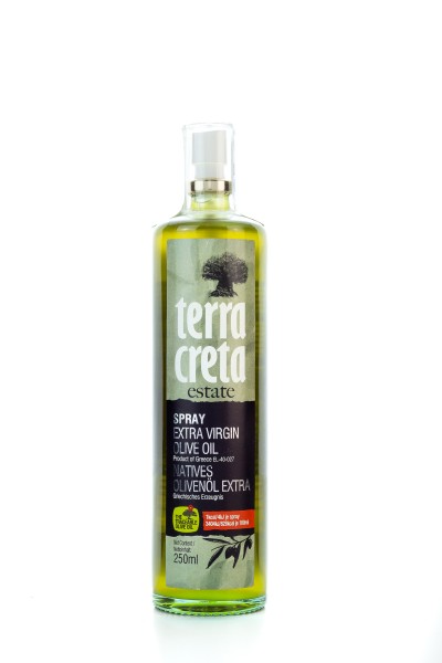 Oliven&ouml;l Sprayflasche (250ml) Terra Creta ideal f&uuml;r Salate