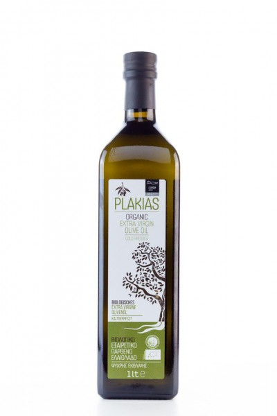 Plakias BIO Olivenöl Extra Nativ Koroneiki (1L Flasche)