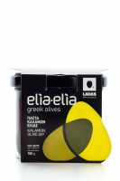 Elia-Elia Schwarze Olivenpaste aus griechischen Amfissa-Oliven im Glas 100g