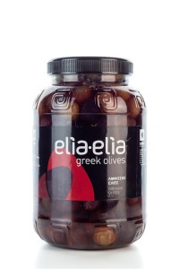 Elia-Elia schwarze, griechische entkernte Oliven Kolossal...