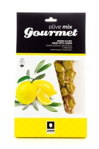 Oliven Mix Gourmet griechische gr&uuml;ne, mit Zitrone...