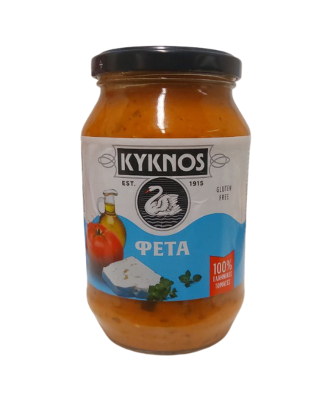 Kyknos leckere Pastasauce Tomatensauce mit Feta und Oregano (420g)
