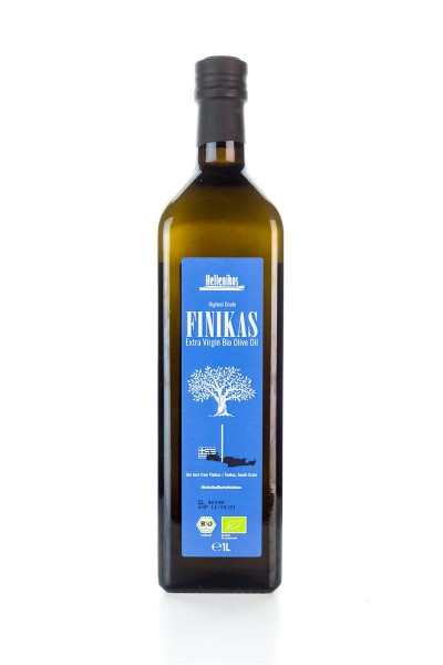 Finikas BIO Oliven&ouml;l extra nativ 1 L Glasflasche