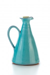 Original handgemachte Keramik Olivenöl-Kanne von der Insel Kreta von Hydria