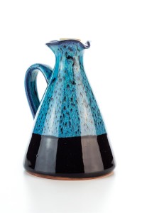 Original handgemachte Keramik Olivenöl Kanne klein...