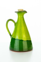 Hydria Original handgemachte Keramik Olivenöl Kanne von Kreta - grün