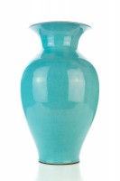 Hydria Original handgemachte Vase groß von Kreta - türkis