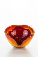 Hydria Original handgemachte Schale Herz klein von Kreta - rot