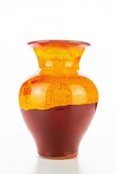 Hydria Original handgemachte Vase klein von Kreta - rot
