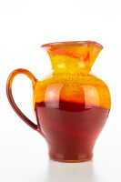 Hydria Original handgemachte Keramik Kanne von Kreta klein - rot