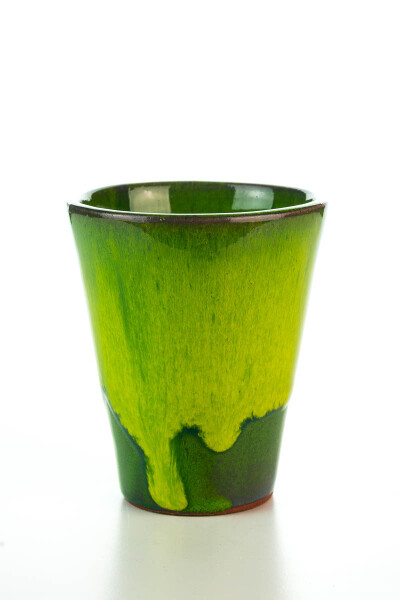 Hydria Original handgemachter Keramik Wasser Becher von Kreta - grün