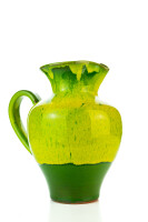 Hydria Original handgemachte Keramik Kanne von Kreta groß - grün