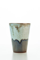 Hydria Original handgemachter Keramik Wein Becher von Kreta - natur
