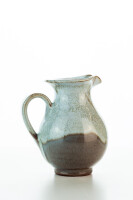 Hydria Original handgemachtes Keramik Milchk&auml;nnchen von Kreta klein - natur