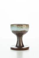 Hydria Original handgemachter Keramik Eierbecher von Kreta - natur