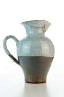 Hydria Original handgemachte Keramik Kanne von Kreta klein - natur