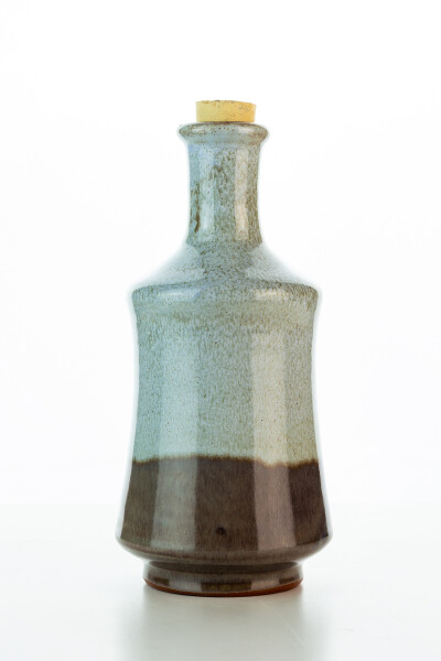 Hydria Original handgemachte Keramik Olivenöl/Raki Karaffe von Kreta - natur
