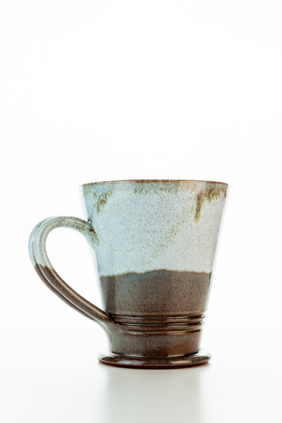 Hydria Original handgemachte Keramik Tasse Trapez von Kreta - natur