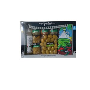 Geschenkbox mit Oliven&ouml;l, Gew&uuml;rzen &amp;...